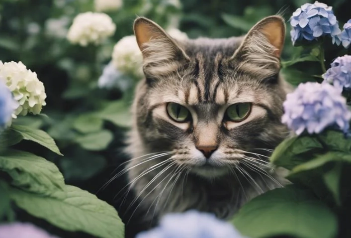 hydrangea toxicity cats