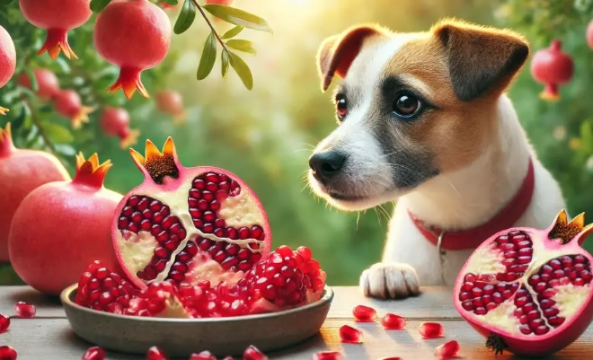 is pomegranate safe for dogs