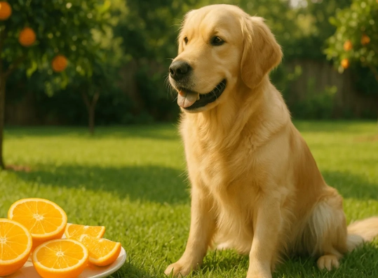 are oranges good for dogs