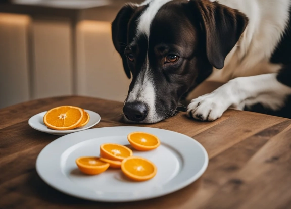 are oranges good for dogs