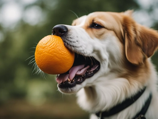 how to feed oranges to dogs