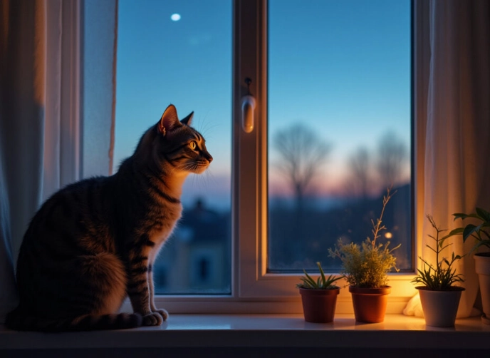 cat nocturnal behavior