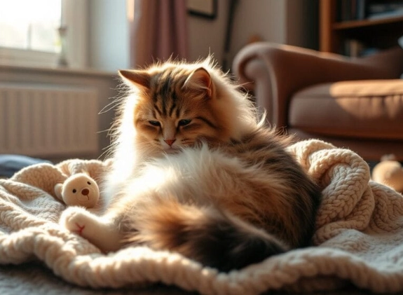 cat making biscuits meaning