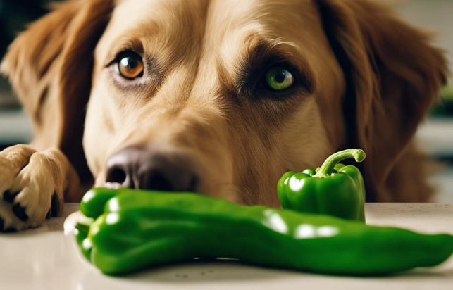 can dogs eat green peppers
