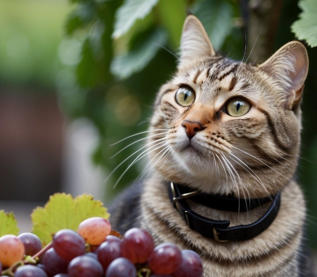 cat ate grape what to do