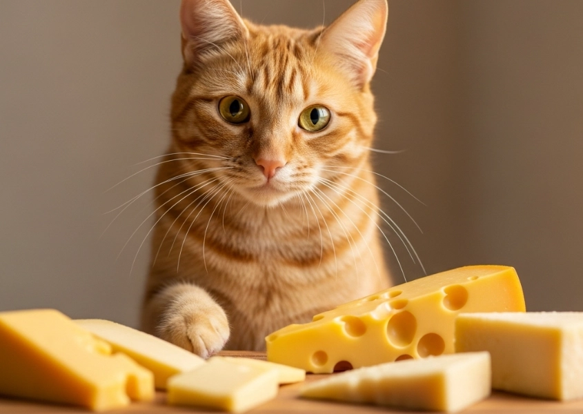 is cheese bad for cats